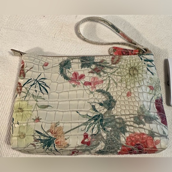 NEW Land Leather Tote & wristlet - Gavial Begonia Talco - Picture 7 of 9